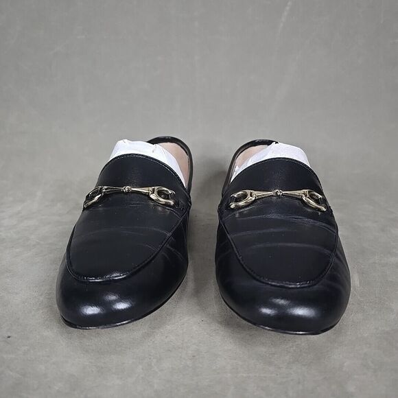 Coach Black Leather Loafers - Picture 2 of 13